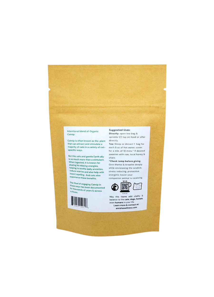 Dog, Cat, Horse or yourself feeling like you need support in calming the body? Look no further as this organic tea can help settle the body settle into optimal relaxation. 